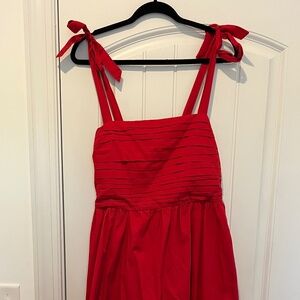 Abercrombie Red Bow Emerson Maxi Dress L – Holiday / Christmas Party Outfit